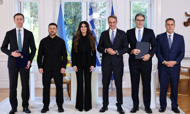 Στην Αθήνα ο Ζελένσκι για τα ενεργειακά - Υπογράφηκε η συμφωνία για το φυσικό αέριο