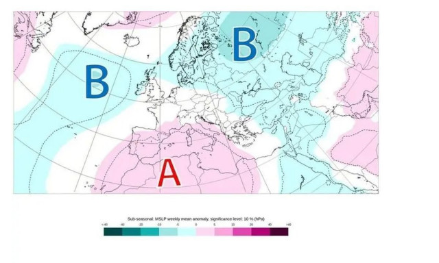 Καιρός: Η πρόβλεψη του ECMWF για τον Δεκέμβριο - Ο πολικός στρόβιλος κρίνει τα «λευκά» Χριστούγεννα