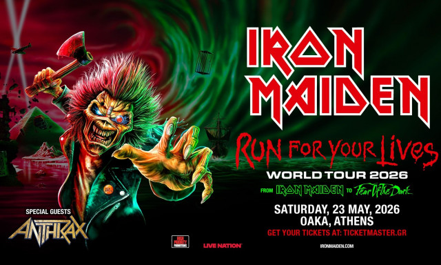 Oι Anthrax special guests στους Iron Maiden!
