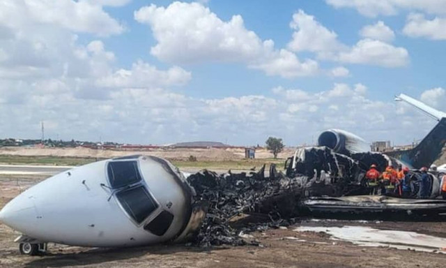 ΛΔ Κονγκό: Ξέφυγε του διαδρόμου προσγείωσης το αεροπλάνο του υπουργού Ορυχείων - Δείτε βίντεο