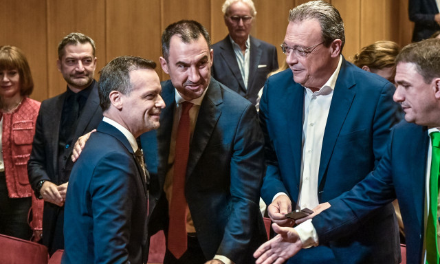 Η συνάντηση της Κεντροαριστεράς: Φάμελλος, Χαρίτσης, Δούκας και Κόκκαλης σε εκδήλωση για το κλίμα