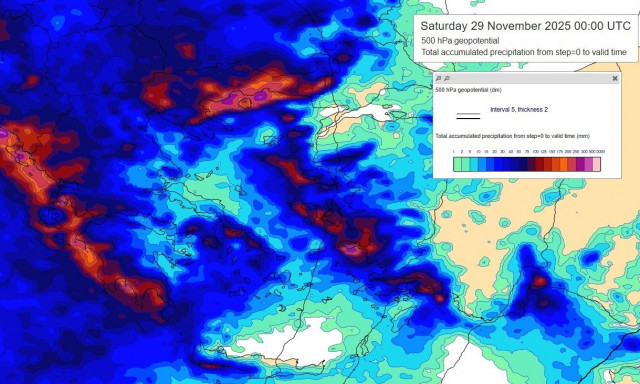 Κακοκαιρία Adel: Πότε ξεκινάει η 48ωρη «επέλασή» της - Ποιες περιοχές είναι στο «κόκκινο»