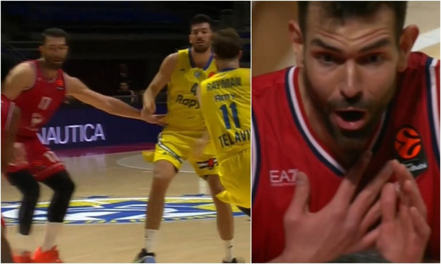 Το φάουλ του Ρίτσι στο Μακάμπι – Αρμάνι που διχάζει τη EuroLeague: Αντιαθλητικό ή διαιτητικό λάθος;