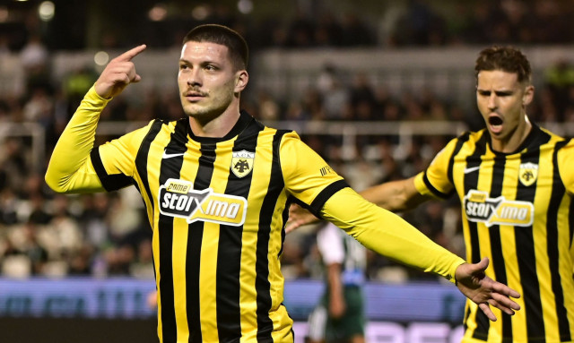 Παναθηναϊκός - ΑΕΚ: Τα δύο γκολ του Γιόβιτς και το χαμένο πέναλτι του Σφιντέρσκι - Δείτε βίντεο