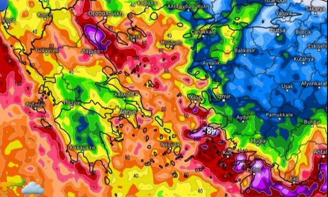 Καιρός - Μαρουσάκης: Προσοχή για δύο δύσκολες μέρες - Ακραία φαινόμενα και πολύ νερό
