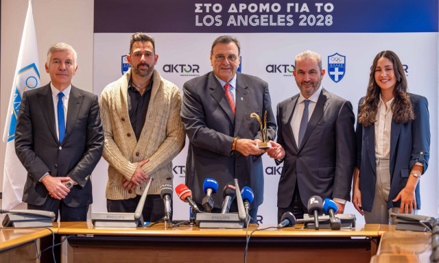 O Όμιλος AKTOR Χρυσός Χορηγός της Ελληνικής Ολυμπιακής Επιτροπής έως τους Ολυμπιακούς Αγώνες 2028