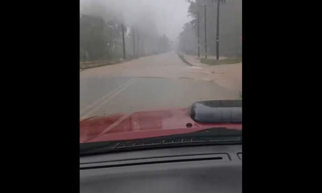 Κακοκαιρία Byron: Πλημμύρισαν δρόμοι στο Γύθειο - Ήχησε το 112 στη Λακωνία