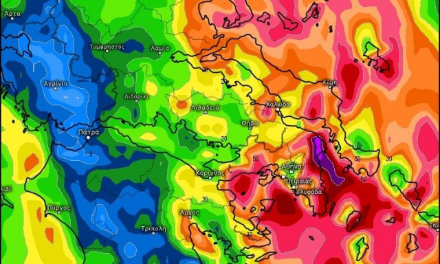 Κακοκαιρία Byron: Τα τρία σενάρια για την Αττική - Ανάλυση Τσατραφύλλια για τις επόμενες ώρες