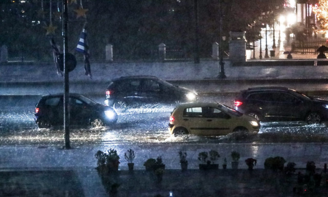 Κακοκαιρία Byron: Ποιοι δρόμοι είναι κλειστοί – Πού παρατηρούνται προβλήματα