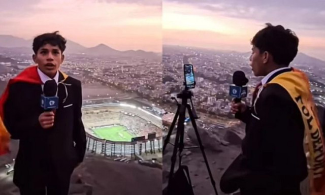 15χρονος από το Περού έκανε live τον τελικό του Κόπα Λιμπερταδόρες από έναν λόφο!