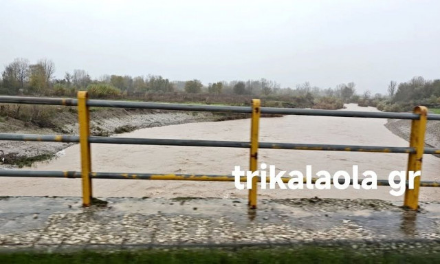 Στα όρια της υπερχείλισης ο Πηνειός - Τρομάζει η απότομη άνοδος της στάθμης