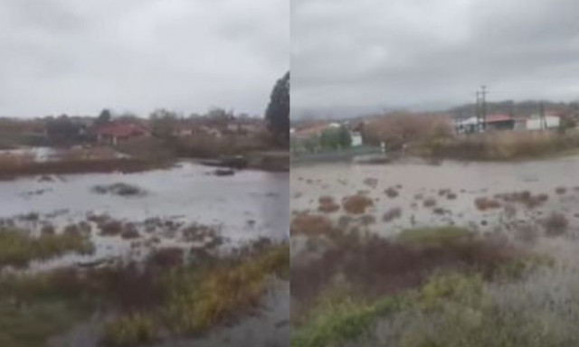 Κακοκαιρία Byron: «Βούλιαξε» η Λάρισα - Θύμισαν «Βενετία» τα Μεσάγγαλα