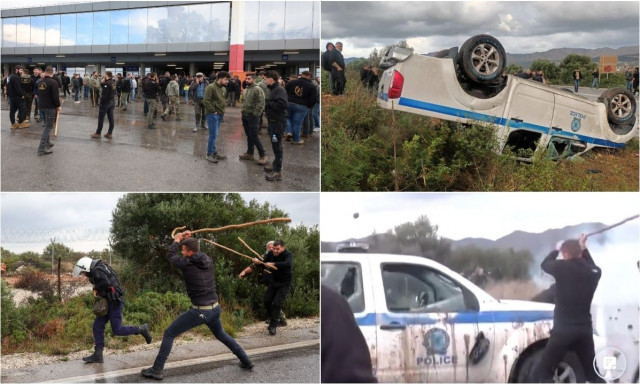 Αγροτικές κινητοποιήσεις: Ταυτοποιήθηκαν όσοι εισέβαλαν στο αεροδρόμιο Ηρακλείου