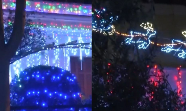 Χαλάνδρι: Αυτό είναι το πιο χριστουγεννιάτικο σπίτι στην Αθήνα - Στολισμένο με 20.000 λαμπιόνια