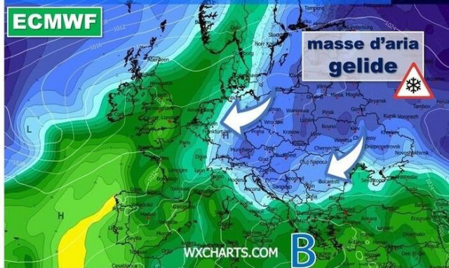 Καιρός: Τα δύο σενάρια για τα Χριστούγεννα - Η πρόβλεψη του GFS και το ECMWF