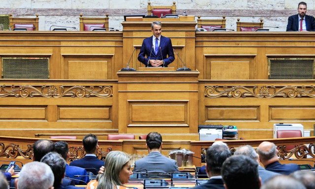 Live - Η ομιλία του Κυριάκου Μητσοτάκη στη συνεδρίαση της Κοινοβουλευτικής Ομάδας της ΝΔ