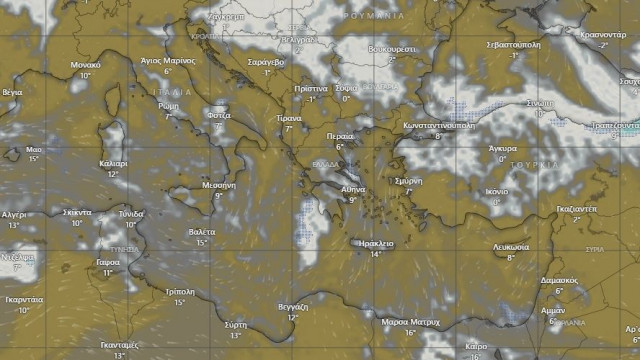 Καιρός: Ο αντικυκλώνας καταρρέει, νέα κακοκαιρία χτυπά την Ανατολική Μεσόγειο