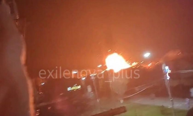 Ρωσία: Drone προκάλεσε πυρκαγιά σε δυιλιστήριο στο Κρασνοντάρ - Βίντεο