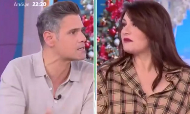 «Αρπάχτηκαν» Δημήτρης Ουγγαρέζος και Κατερίνα Ζαρίφη – Έφυγε από το στούντιο η παρουσιάστρια