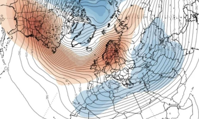 Καιρός: Ο ρόλος του ατλαντικού αντικυκλώνα και τα σενάρια για ψύχος στην Ευρώπη