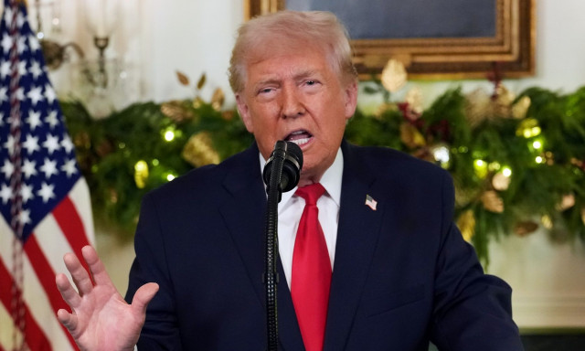 Διάγγελμα Τραμπ: Πρόβαλλε τον διεθνή ρόλο των ΗΠΑ και υπερασπίστηκε το έργο του από τον Λευκό Οίκο