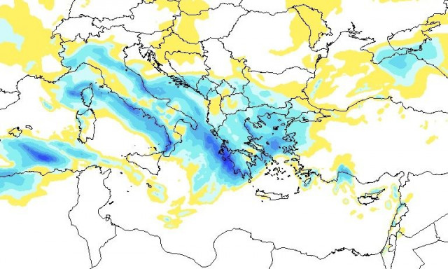 Καιρός - Μαρουσάκης: Χριστούγεννα με βροχές, Πρωτοχρονιά με κρύο - «Παρέλαση» βαρομετρικών χαμηλών