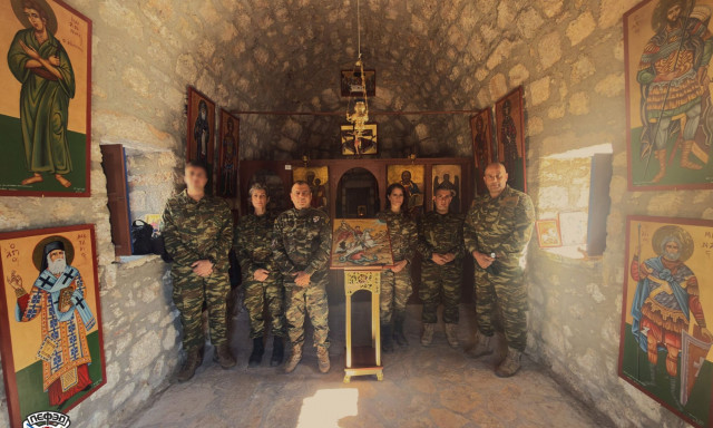 Η Λέσχη Εφέδρων Ενόπλων Δυνάμεων έδωσε «ζωή» ξανά σε εμβληματική εκκλησία της Νήσου Ρω