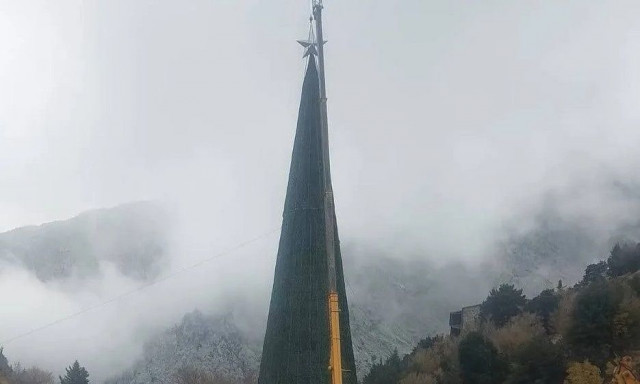 Διχάζει το χριστουγεννιάτικο δέντρο στο φαράγγι της Σαμαριάς