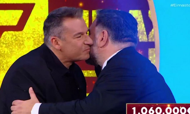 Γιώργος Λιάγκας – Γρηγόρης Αρναούτογλου: H σπάνια τηλεοπτική συνάντηση στον αέρα του ANT1