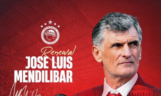 Ολυμπιακός: Επίσημο! Στον «ερυθρόλευκο» πάγκο έως το 2027 ο Χοσέ Λουίς Μεντιλίμπαρ