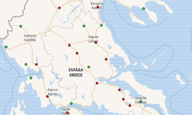 Οδηγός «επιβίωσης» στις εθνικές οδούς - Οι εναλλακτικές και τα εμπόδια αν ταξιδέψετε (Χάρτης)