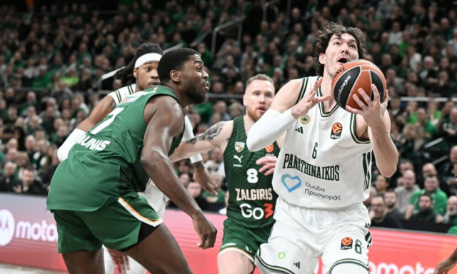 Ζαλγκίρις Κάουνας - Παναθηναϊκός AKTOR 85-92: Της... έκλεισε το σπίτι με ανατροπή πρωταθλητή