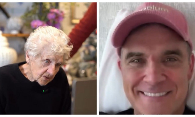 Ρόμπι Γουίλιαμς: Έκανε έκπληξη σε 94χρονη φανατική θαυμάστρια του - Δείτε βίντεο