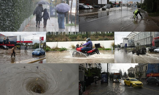 Καιρός: Βροχή 1,5 μήνα έπεσε στην Αττική - Χωρίς ρεύμα περιοχές της Αθήνας - Έντονα φαινόμενα