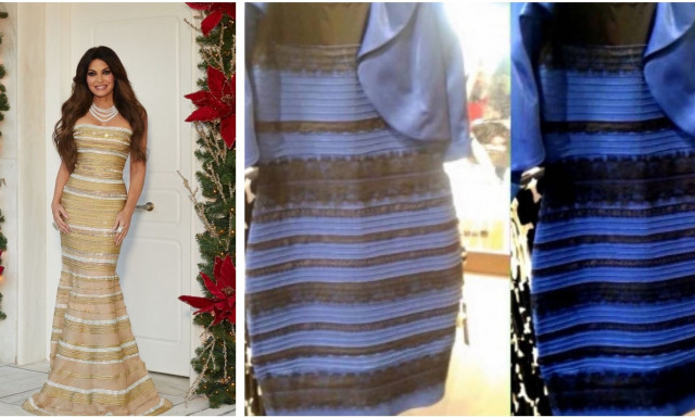 Η Κίμπερλι Γκίλφοϊλ έστειλε τις Χριστουγεννιάτικες ευχές της με «το φόρεμα που δίχασε το διαδίκτυο»;