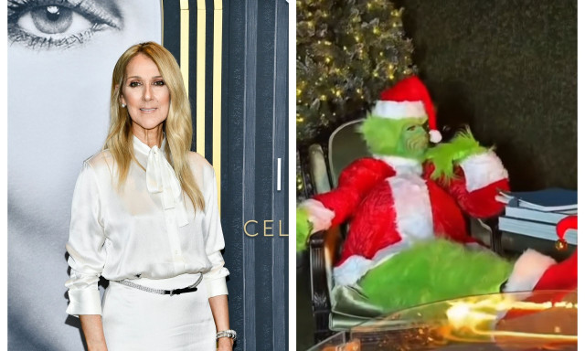 Η Σελίν Ντιόν μεταμορφώθηκε σε Grinch και τραγούδησε το «All by Myself» δίπλα στο τζάκι