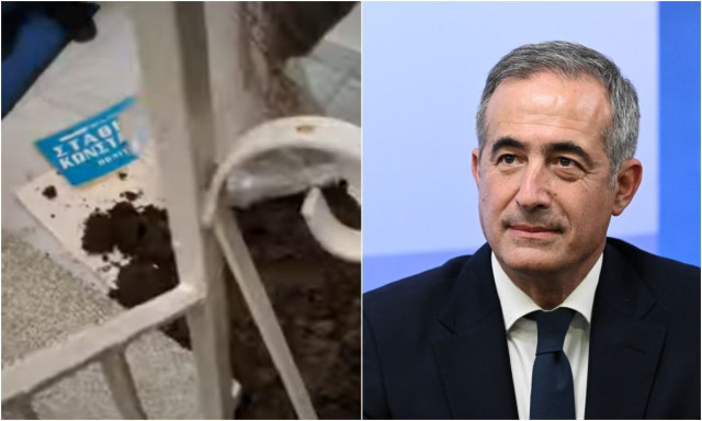 Πτολεμαΐδα: Αγρότες πέταξαν κοπριά έξω από το γραφείο βουλευτή της Νέας Δημοκρατίας – Δείτε βίντεο