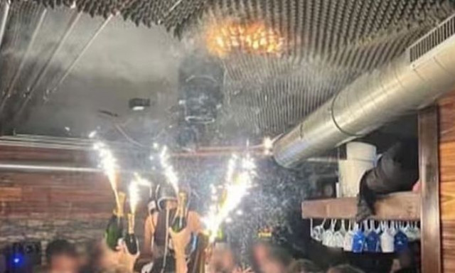 Κραν Μοντανά: Η στιγμή που λαμπαδιάζει η οροφή του κλαμπ - Ντοκουμέντο από το ξεκίνημα της τραγωδίας