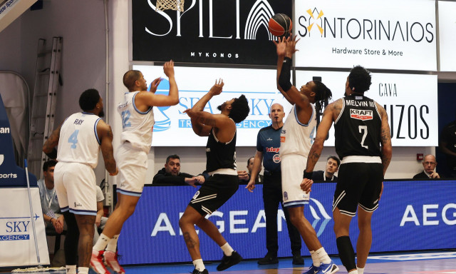 Greek Basketball League: Η Μύκονος σταμάτησε το σερί του ΠΑΟΚ