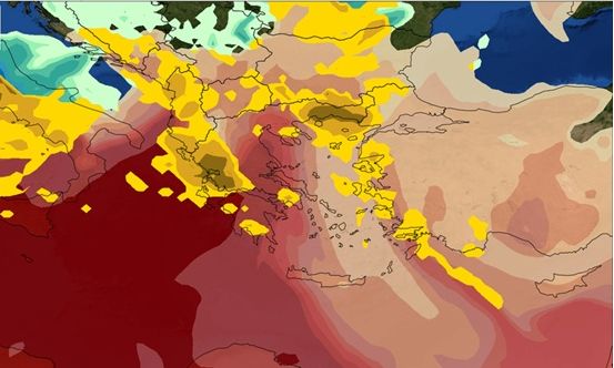 Καιρός: Αφρικανική σκόνη και λασποβροχές - Πώς θα εξελιχθούν, πού θα είναι έντονα