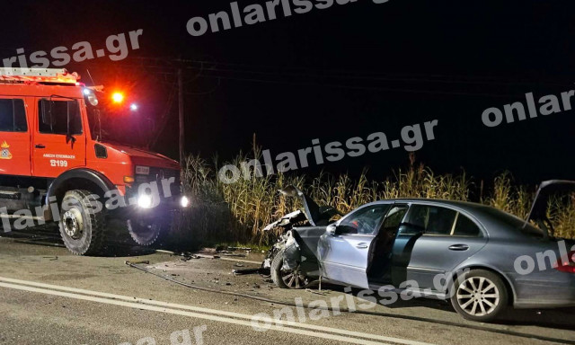 Νέα τραγωδία στην άσφαλτο Νεκρός σε τροχαίο στη Λάρισα 31χρονος οδηγός