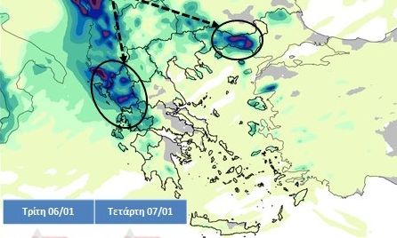 Σε ισχύ το έκτακτο δελτίο καιρού: Βροχές και καταιγίδες - Πού θα βρέξει τις επόμενες ώρες