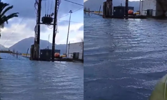 Πάτρα: «Βούλιαξε» η Ποσειδώνος στο Ρίο -  Απίστευτες εικόνες