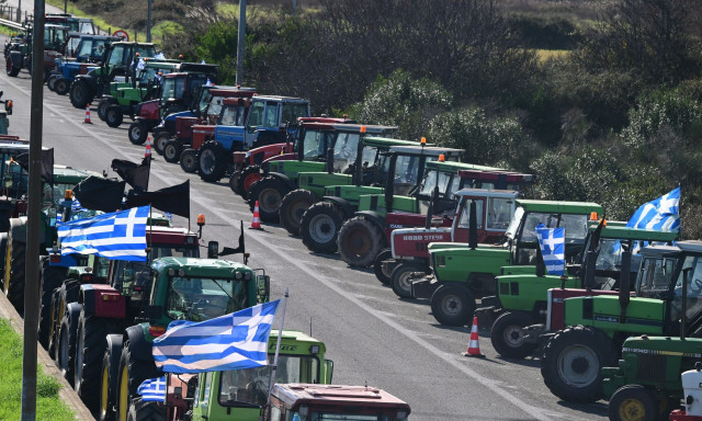 Μπλόκα αγροτών: Ανοιχτή η Αθηνών-Λαμίας στο Κάστρο Βοιωτίας, Θήβα και Αταλάντη