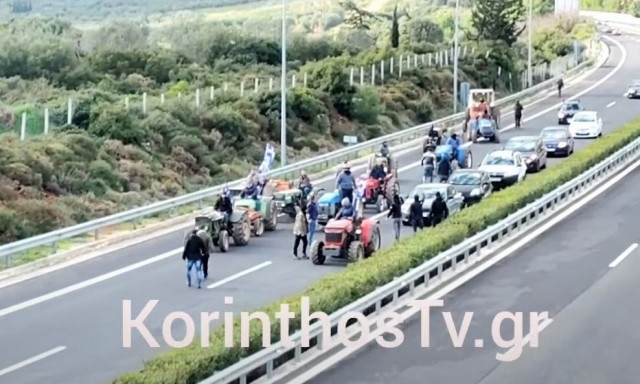 Δικογραφία κατά αγροτών στην Κορινθία: Έκλεισαν αιφνιδιαστικά την εθνική οδό στη Νεμέα - Βίντεο