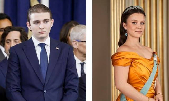 Γάμος «συμφέροντος» για τη Γροιλανδία: Ο Μπάρον Τραμπ με την πριγκίπισσα της Δανίας