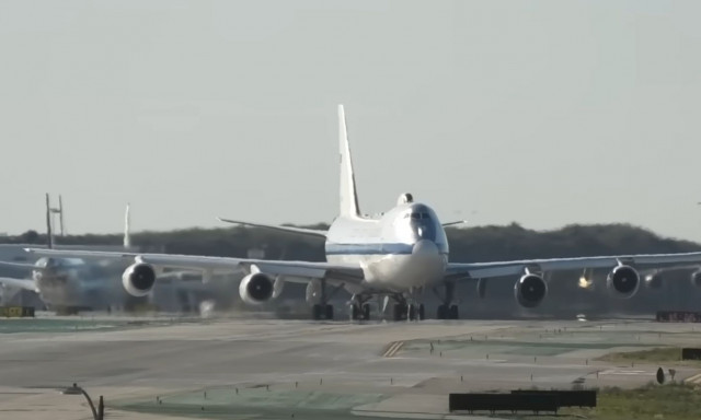 «Doomsday Plane»: Το «αεροπλάνο της Αποκάλυψης» εμφανίστηκε ξανά στο Λος Άντζελες