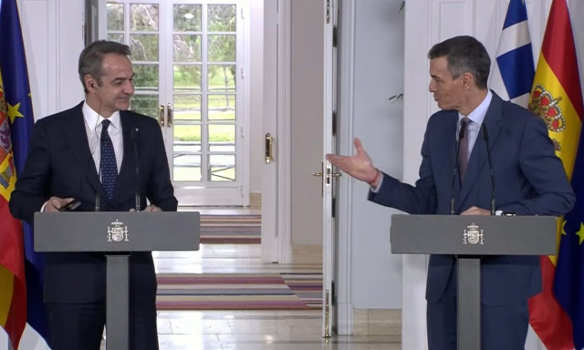 Μητσοτάκης: Δείτε Οι δηλώσεις του πρωθυπουργού μετά τη συνάντησή του με τον Σάντσεθ