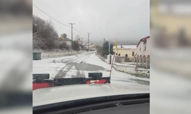Καιρός - Σέρρες: Χιόνισε στο μεγαλύτερο μέρος του νομού - Πόσο θα διαρκέσει η κακοκαιρία