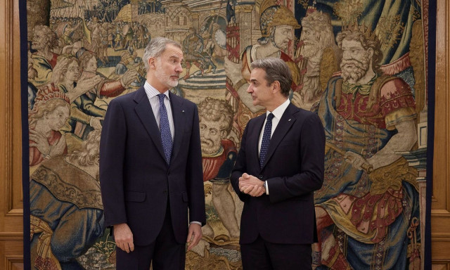 Ισπανία: Ο Μητσοτάκης συναντήθηκε με τον Βασιλιά Φελίπε και τον πρωθυπουργό Σάντσεθ